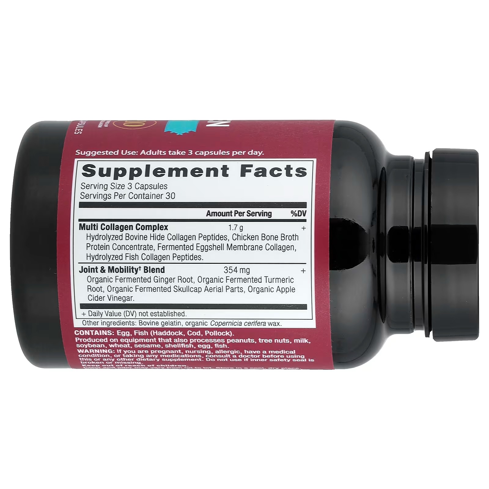 Ancient Nutrition Hydrolyzed Multi Collagen Peptides Capsules – Collagen Supplement for Daily Wellness thumbnail 2