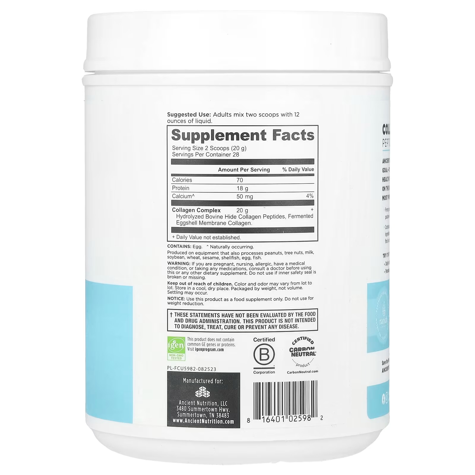 SEO-Optimized Product Title: Ancient Nutrition Hydrolyzed Multi Collagen Peptides Capsules – Collagen Supplement for Daily Wellness thumbnail 2