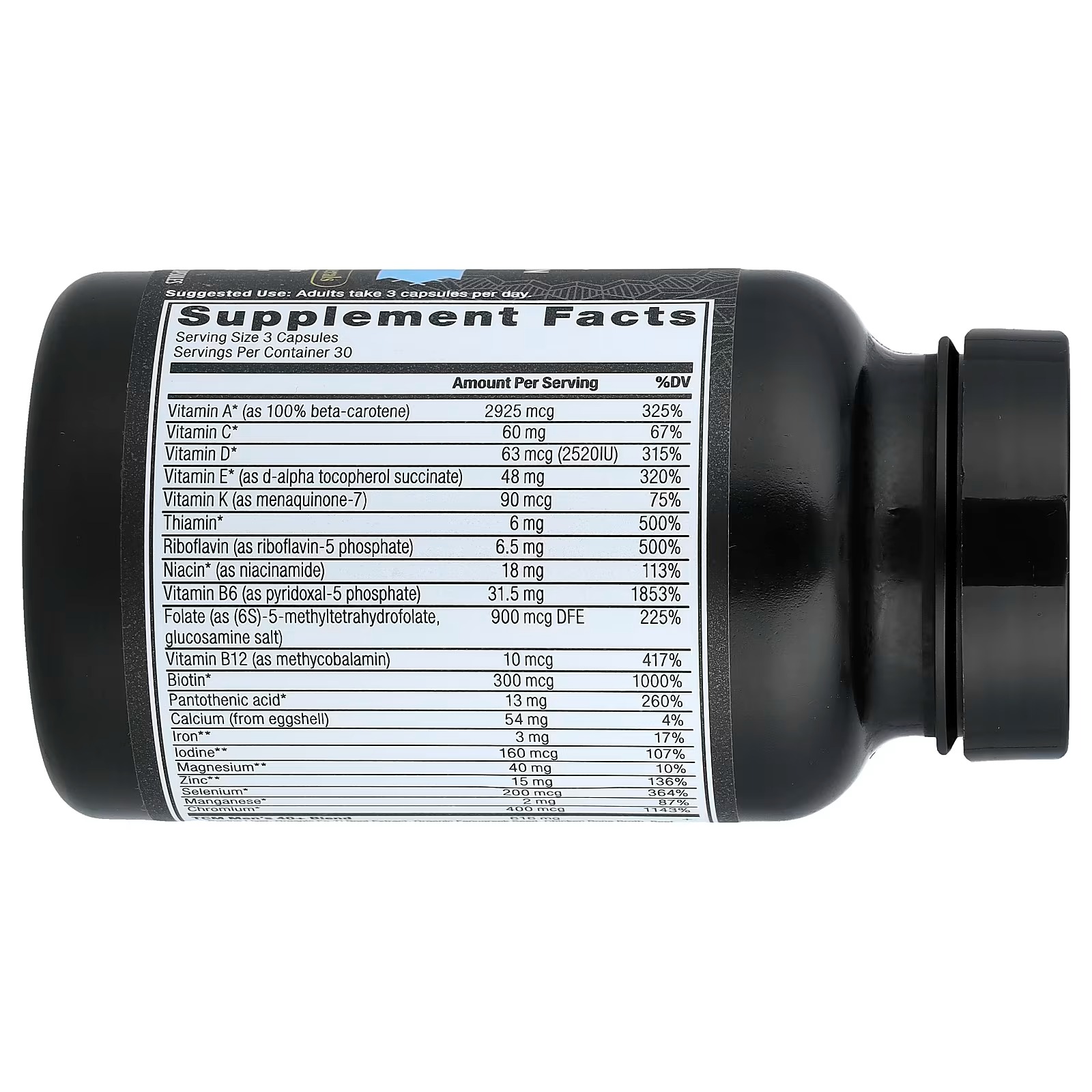 Ancient Nutrition Men’s 40+ 3-Day Multivitamin – 90 Capsules, Daily Men’s Multivitamin Supplement thumbnail 2