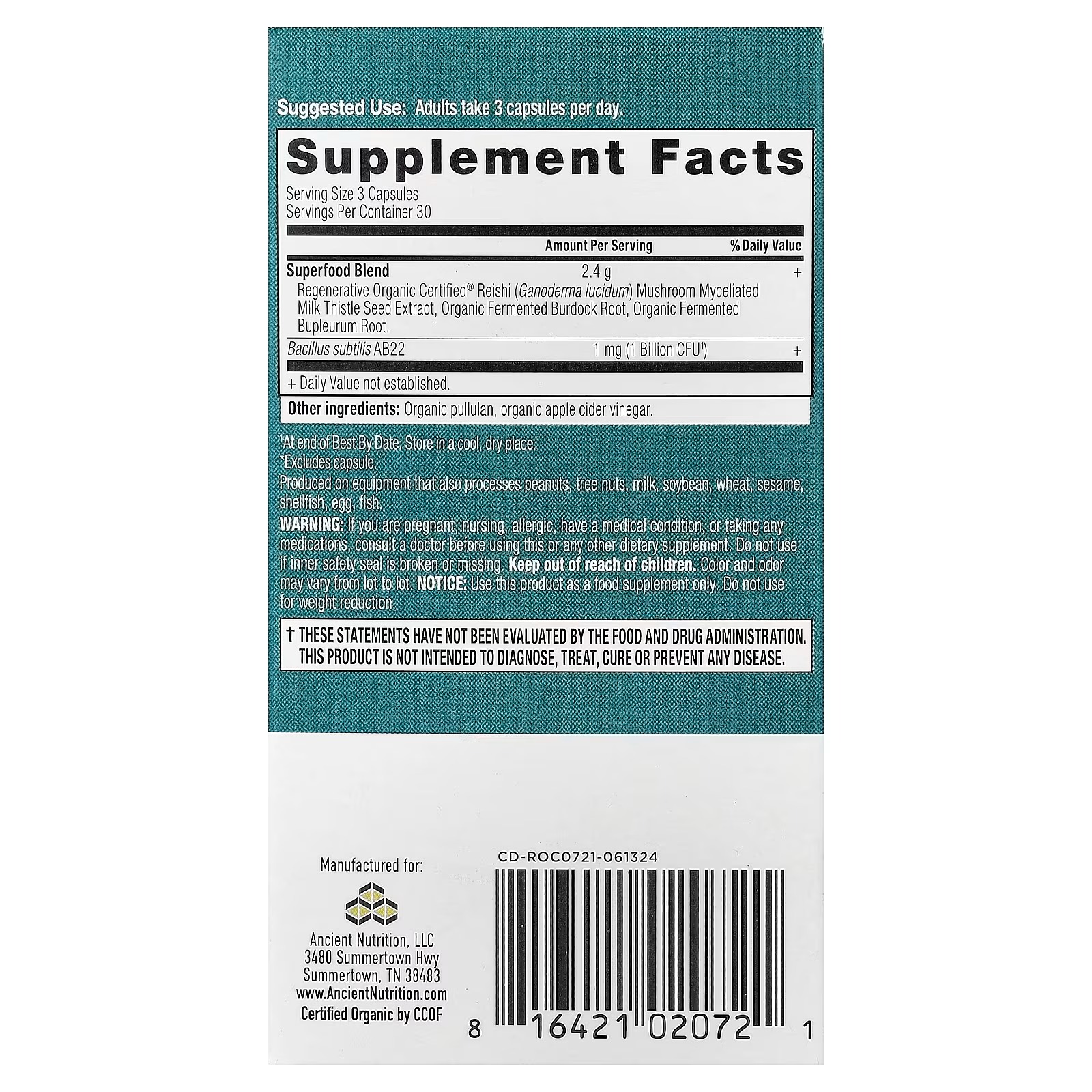 Ancient Nutrition Liver Detox Capsules – Liver Support & Daily Wellness Supplement thumbnail 2