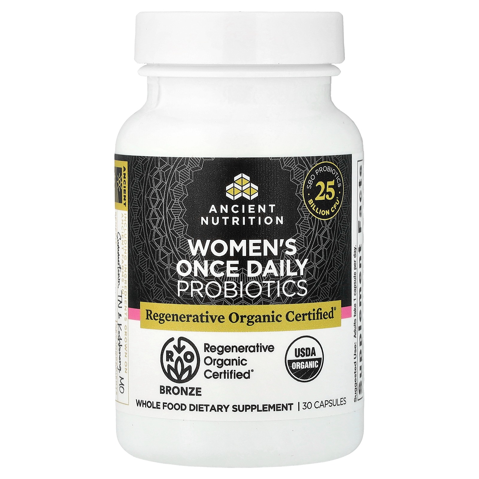 Ancient Nutrition Regenerative Organic Certified Probiotics for Women – Daily Women’s Gut Health Supplement thumbnail 2