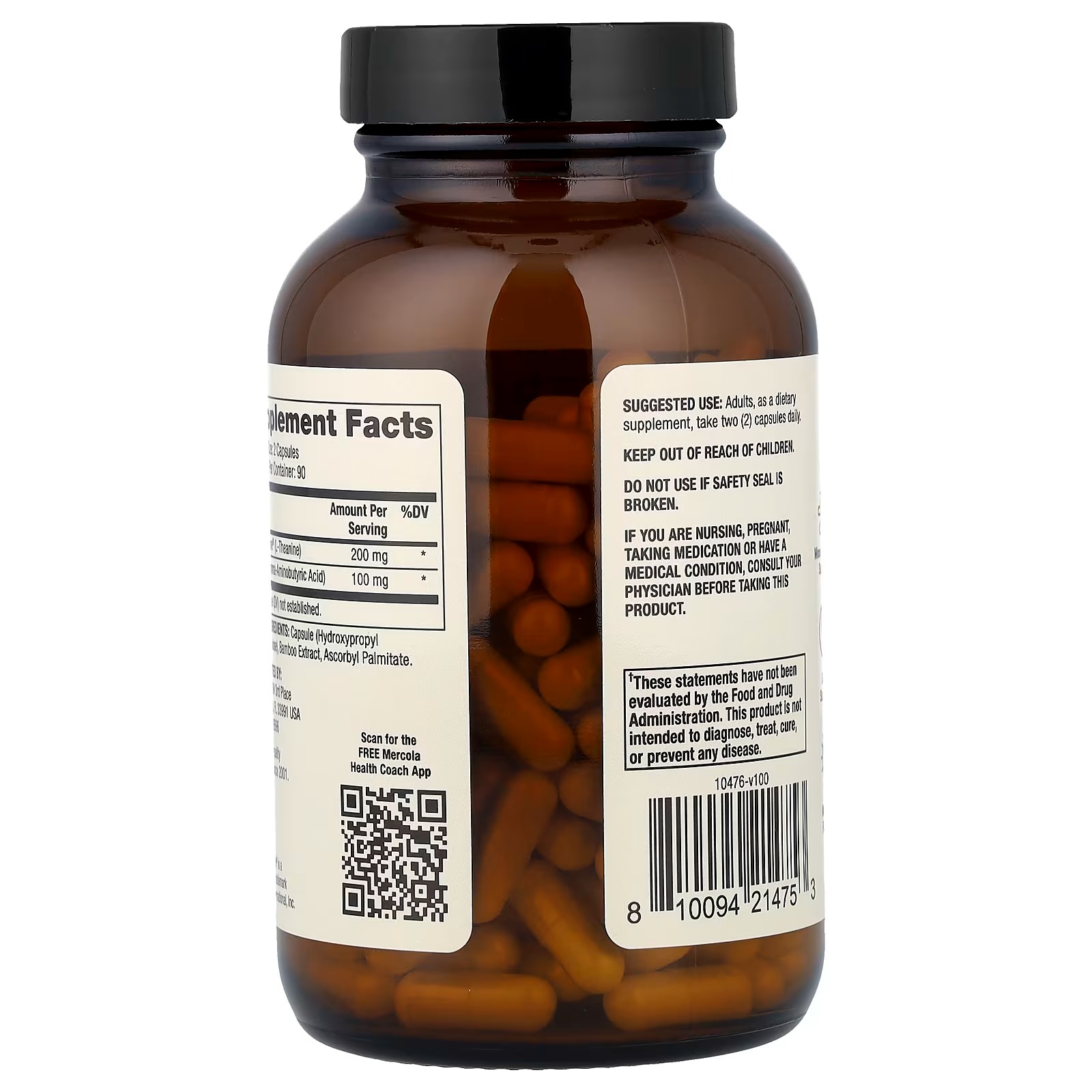 Buy Dr. Mercola L-Theanine Plus GABA in Pakistan thumbnail 6