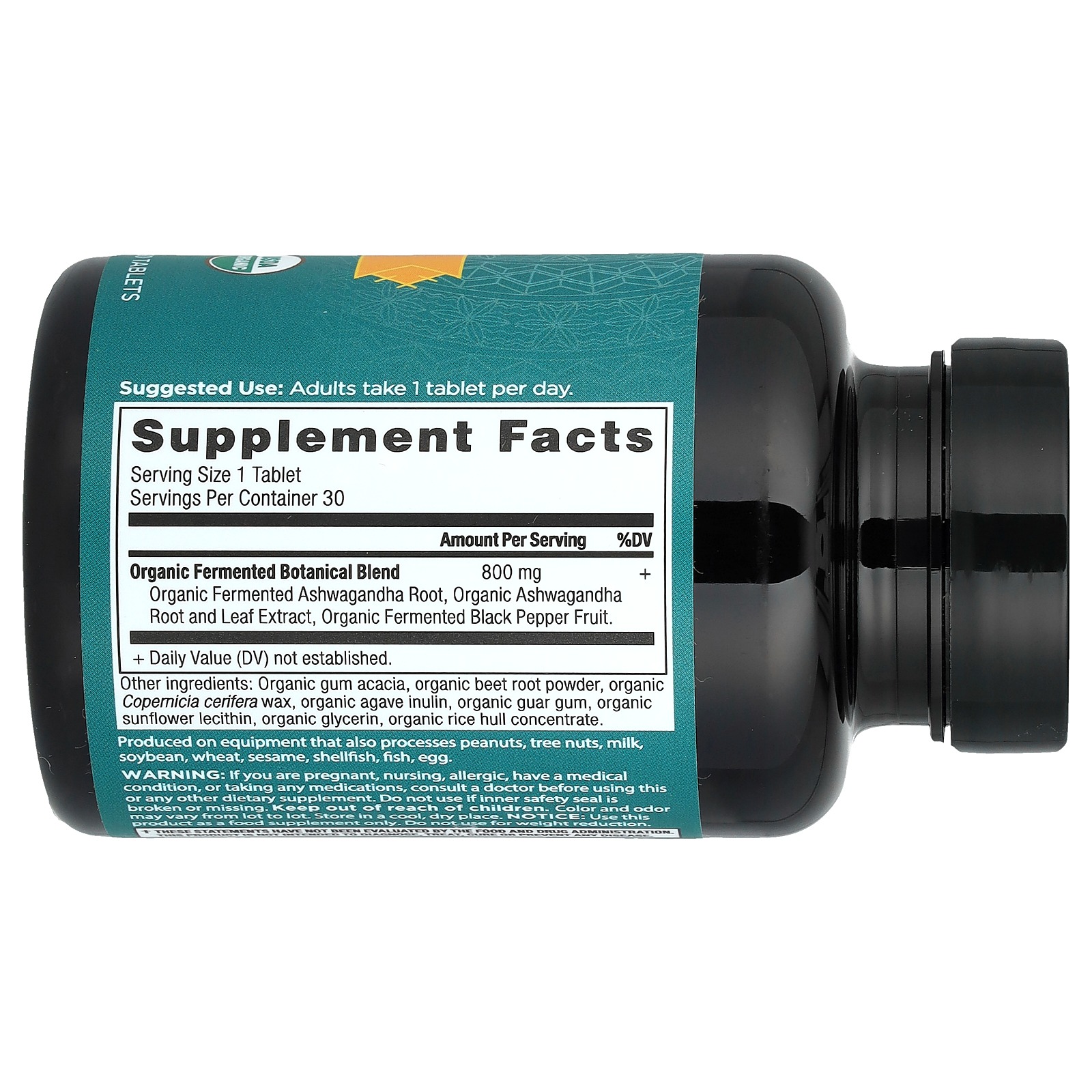 Ancient Nutrition Ashwagandha Tablets – Stress Relief & Energy Support, Adaptogen Supplement thumbnail 2
