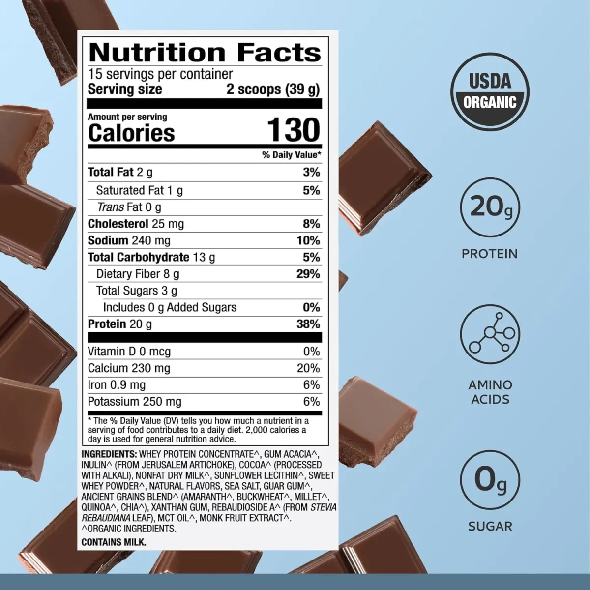 Buy Dr. Mercola Organic Whey Protein Chocolate in Pakistan thumbnail 3