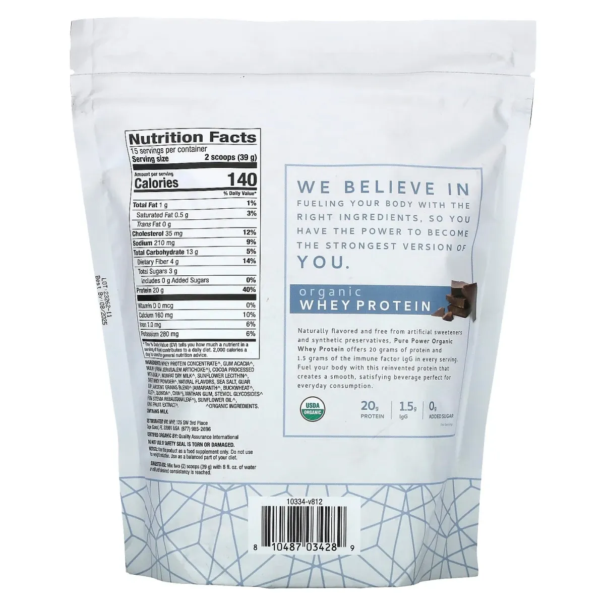 Buy Dr. Mercola Organic Whey Protein Chocolate in Pakistan thumbnail 2