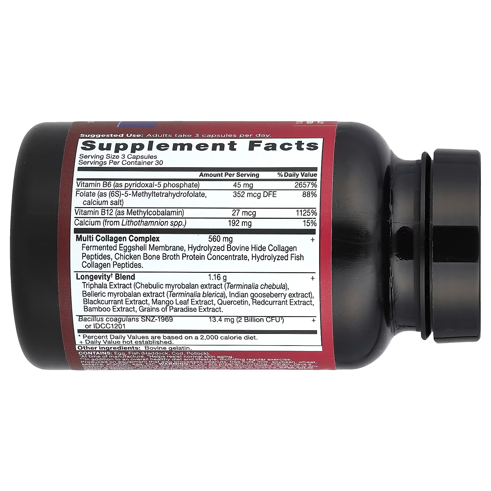 Ancient Nutrition Hydrolyzed Multi Collagen Advanced Capsules – Longevity, Collagen Peptides Supplemen thumbnail 2