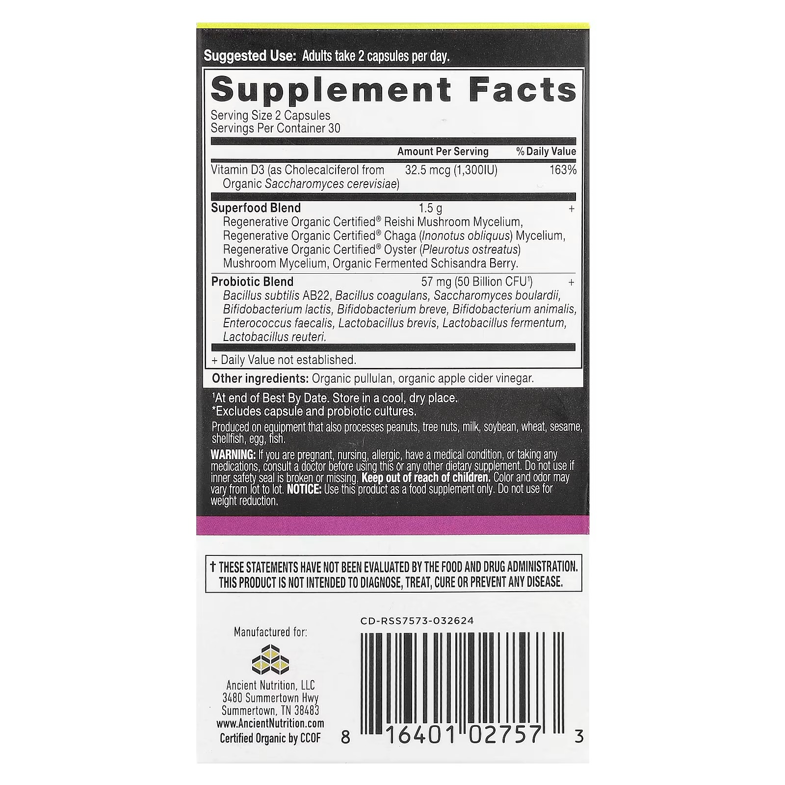 Ancient Nutrition Regenerative Organic Menopause Support Probiotics – Women’s Gut & Wellness Supplement thumbnail 2
