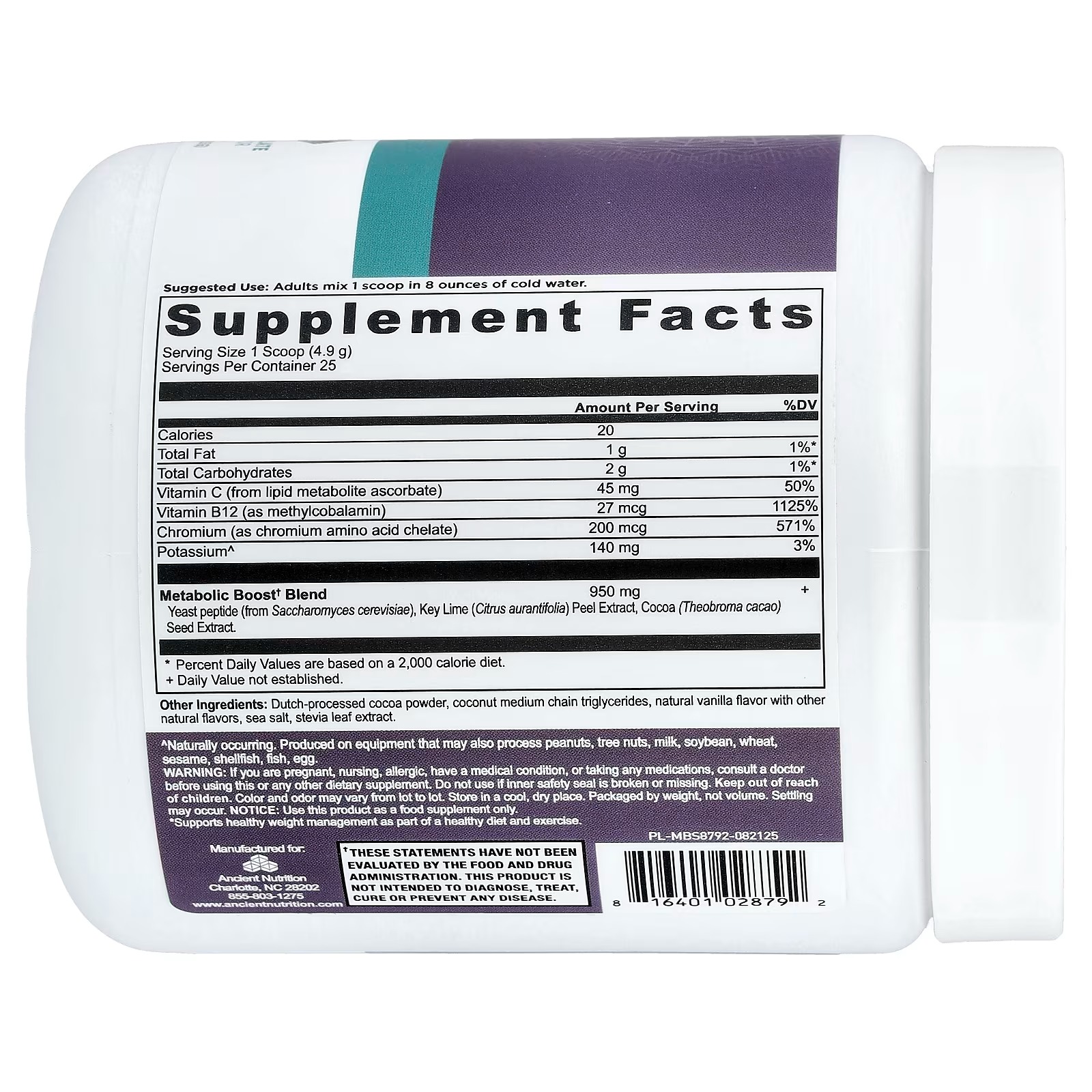 Ancient Nutrition Active Peptides Metabolism Capsules – Metabolic Support & Daily Wellness Supplement thumbnail 2