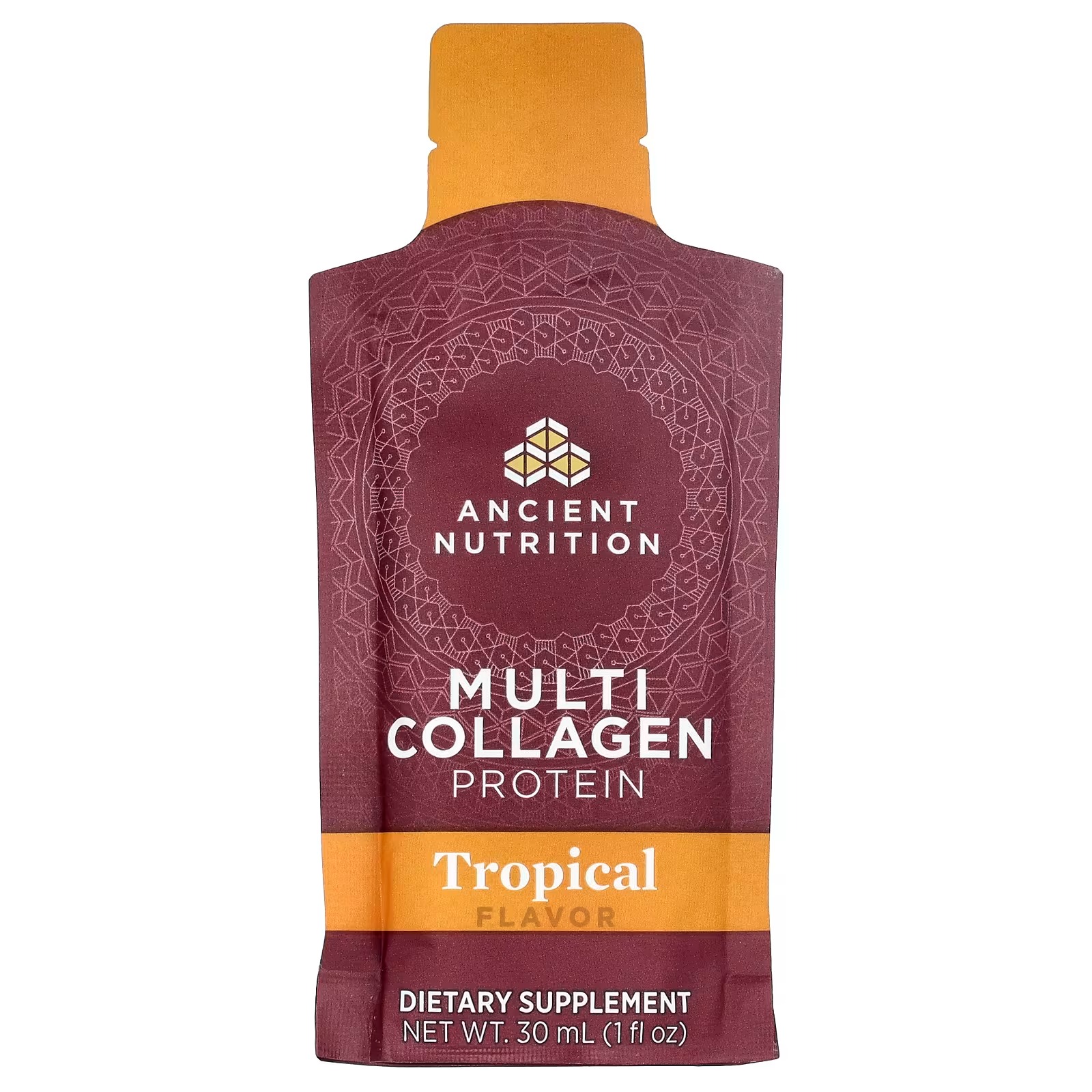 Ancient Nutrition Hydrolyzed Multi Collagen Peptides Gel Packets – Tropical Flavor, Collagen Supplement thumbnail 2