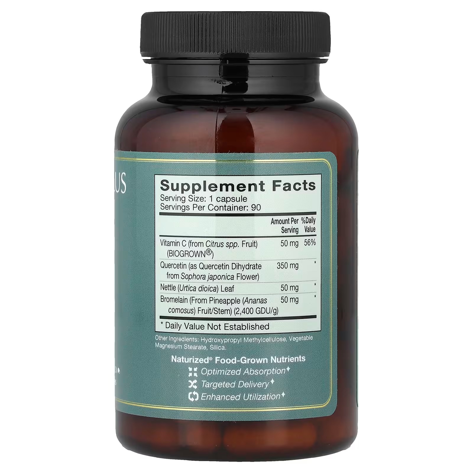 Natura Health Products Quercetin Plus 90 Capsules – Premium Quercetin Supplement thumbnail 2