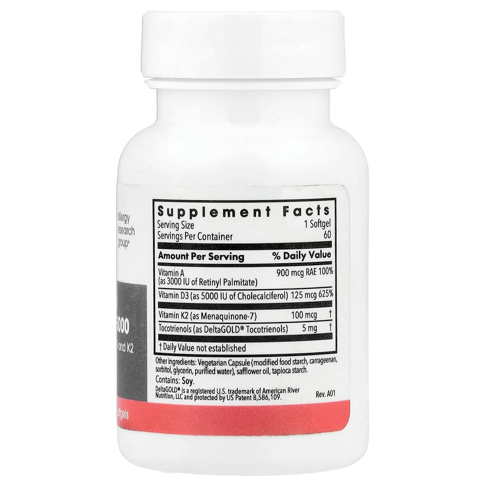 ARG Vitamin D3ARG Vitamin D3 Complete 5000 IU 60 Capsules – High Potency Vitamin D3 Supplement for Bone, Immune & Daily Wellness Support Complete 5000 IU 60 Capsules – High Potency Vitamin D3 Supplement for Bone, Immune & Daily Wellness Support thumbnail 2
