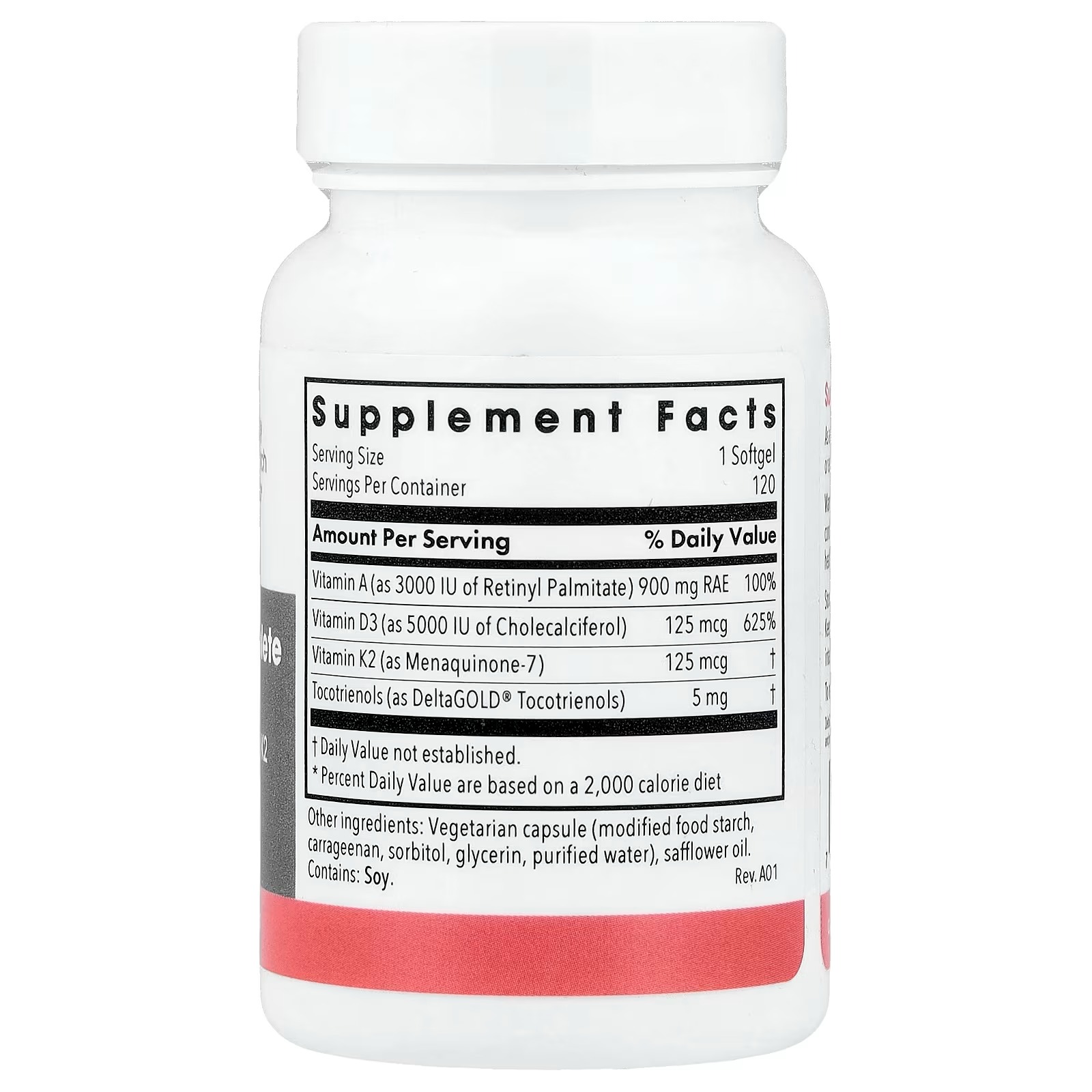 Allergy Research Group Vitamin D3 Complete 5000 IU 120 Vegetarian Softgels – High Potency Vitamin D Supplement for Bone & Immune Support thumbnail 2