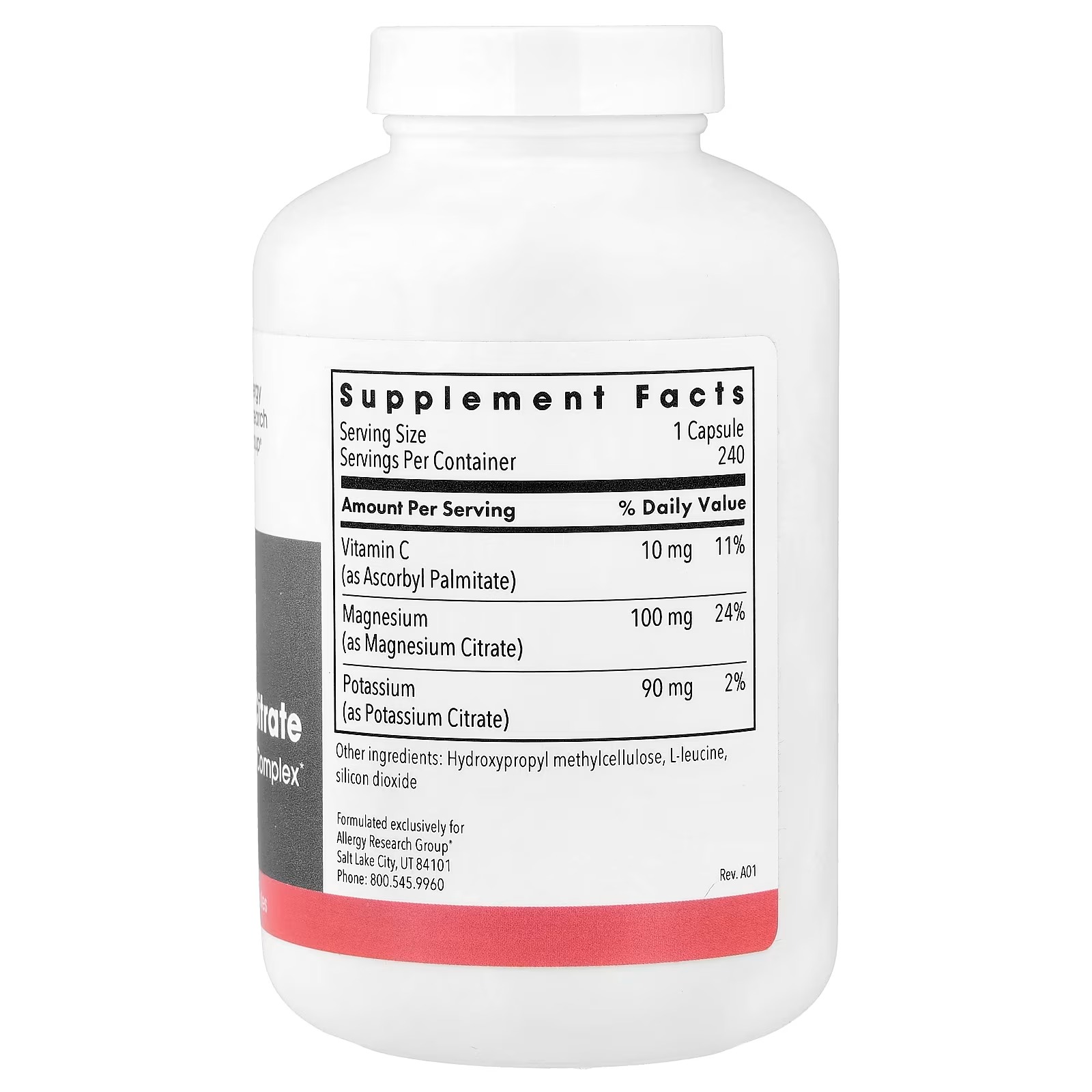 Metabolic Maintenance Potassium Magnesium Citrate 240 Vegetarian Capsules – Premium Mineral Supplement for Electrolyte & Daily Wellness Support thumbnail 2