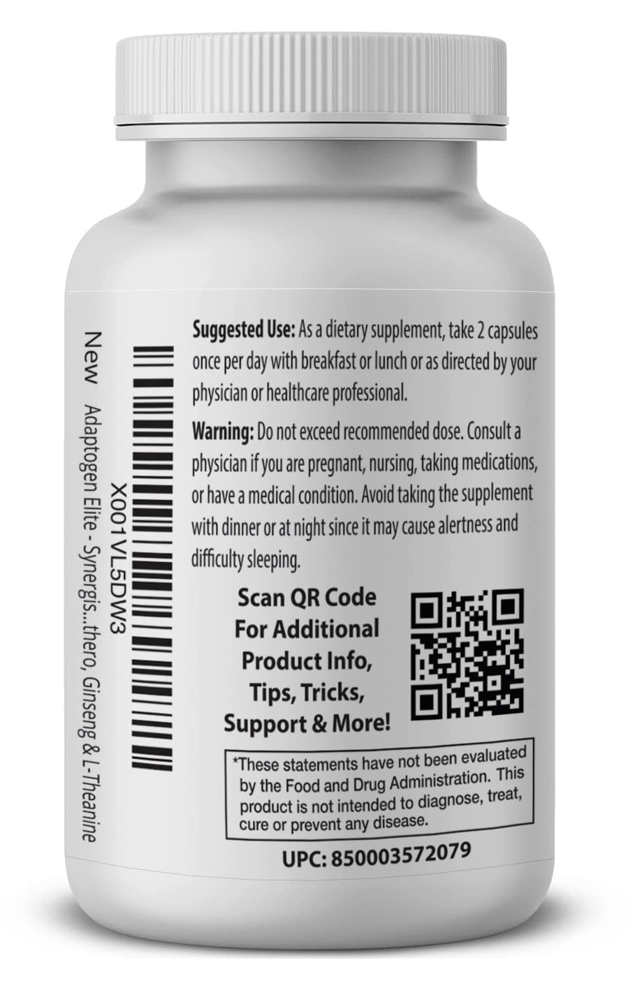 Pro Formulations MD Adaptogen Elite Synergistic Blend 60 Vegetarian Capsules – Rhodiola, Ashwagandha, Astragalus, Schisandra, Eleuthero & L-Theanine thumbnail 2