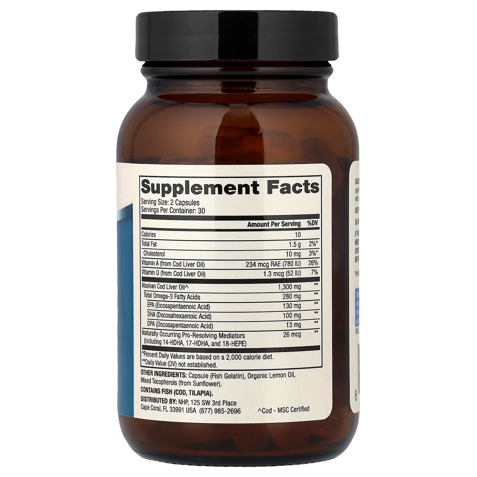 Buy Dr. Mercola Cod Liver Oil 650mg Capsules in Pakistan thumbnail 3