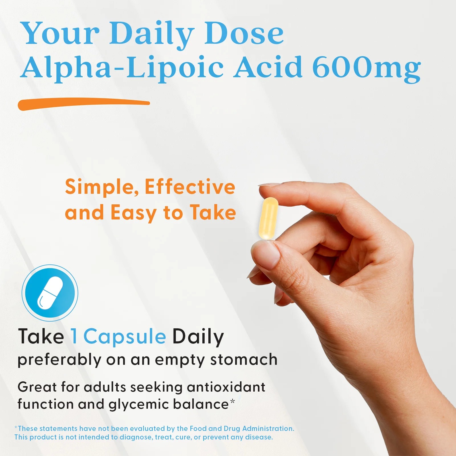 Doctor’s Best ALA 600mg Capsules – Alpha-Lipoic Acid Supplement thumbnail 2