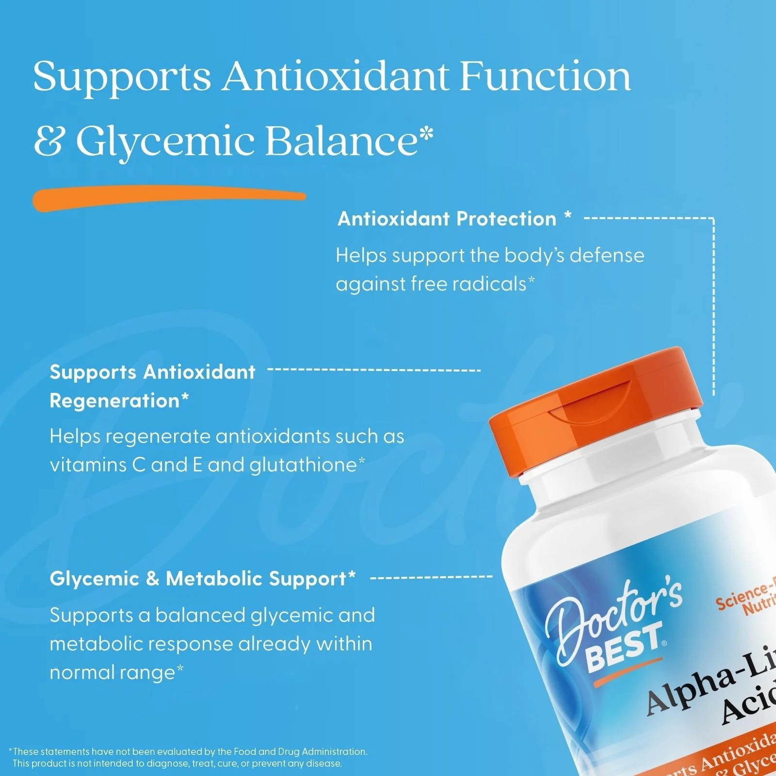 Doctor’s Best ALA 600mg Capsules – Alpha-Lipoic Acid Supplement thumbnail 6