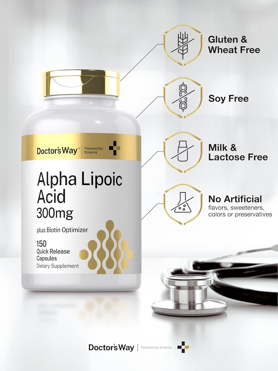 Doctor’s Way Alpha Lipoic Acid 300mg – Antioxidant Supplement thumbnail 5