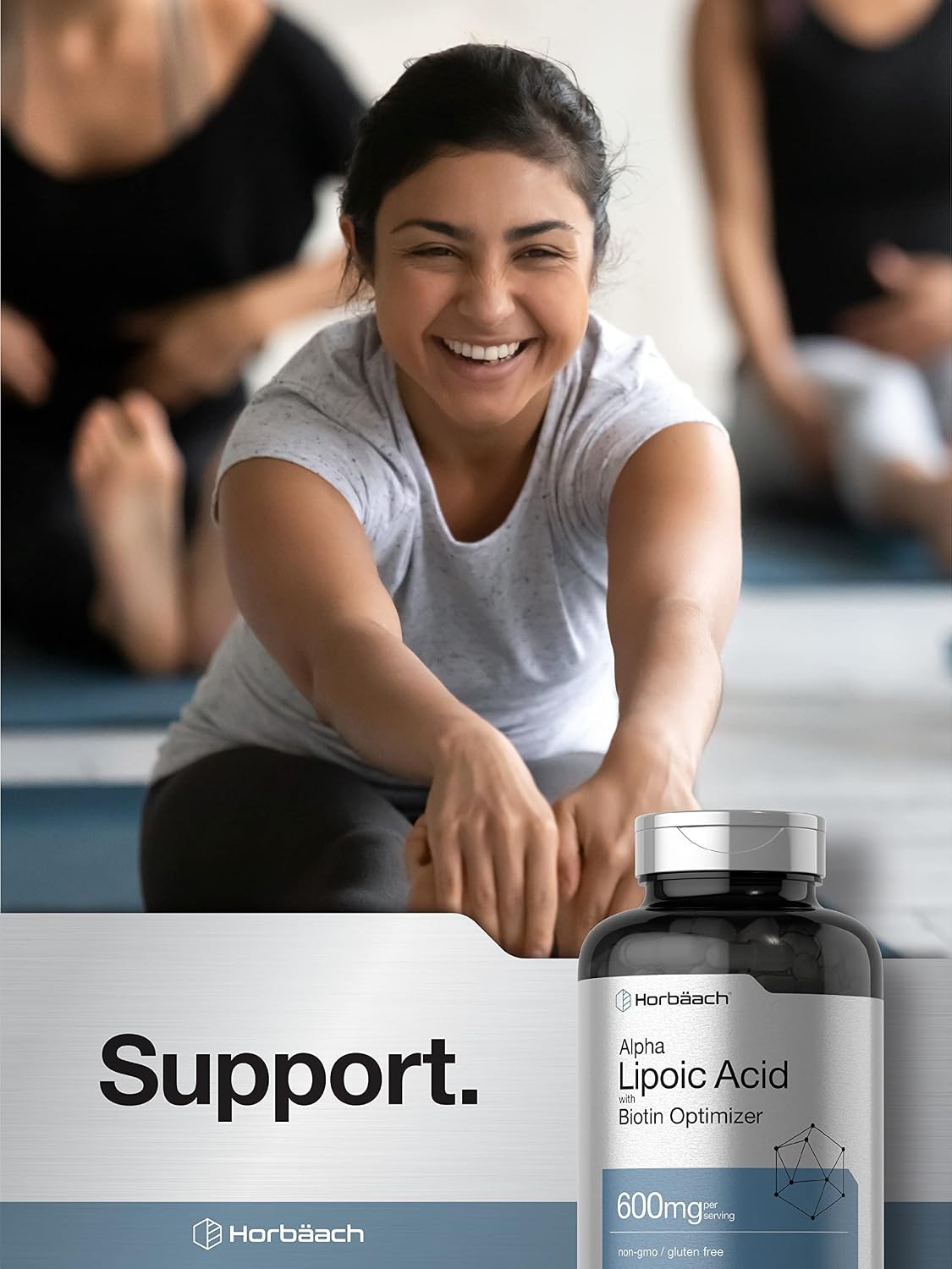 Horbäach Alpha Lipoic Acid 600mg – 240 Capsules with Biotin thumbnail 4