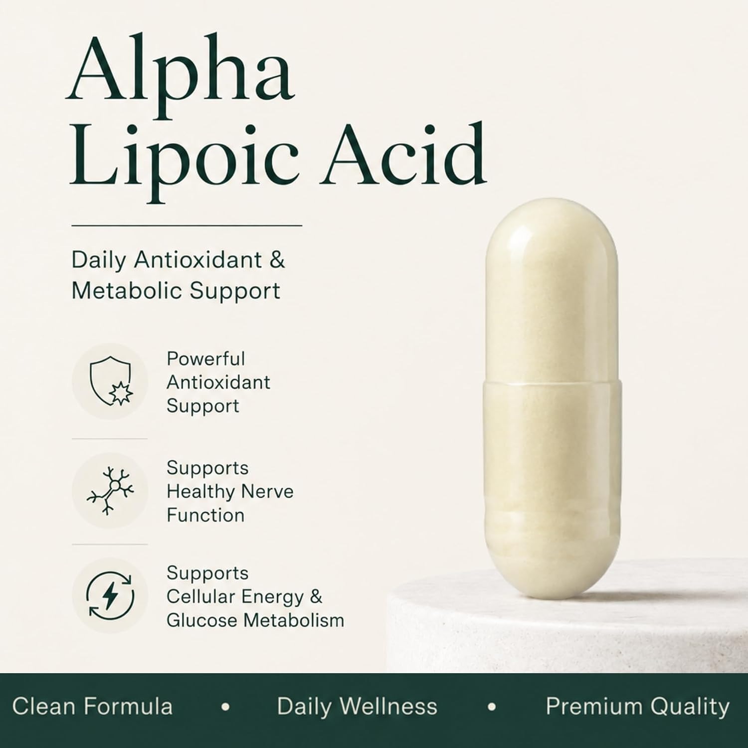 Nuray Alpha Lipoic Acid 300mg – Antioxidant & Nerve Support thumbnail 5