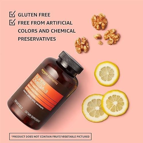 Amazon Elements Super Omega-3 Supplement + B Complex Vitamins thumbnail 2