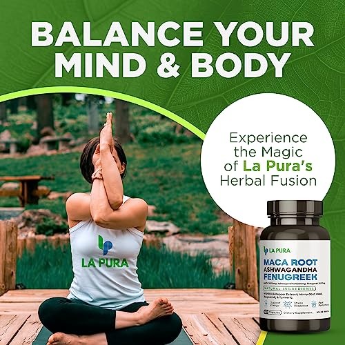 LA PURA Maca Ashwagandha Fenugreek – Daily Herbal Support thumbnail 5