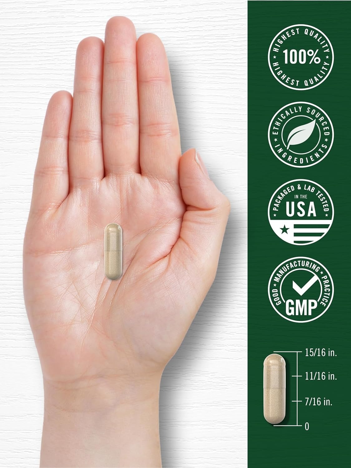 Carlyle Ashwagandha Supplement for Women & Men – 300 Capsules thumbnail 2