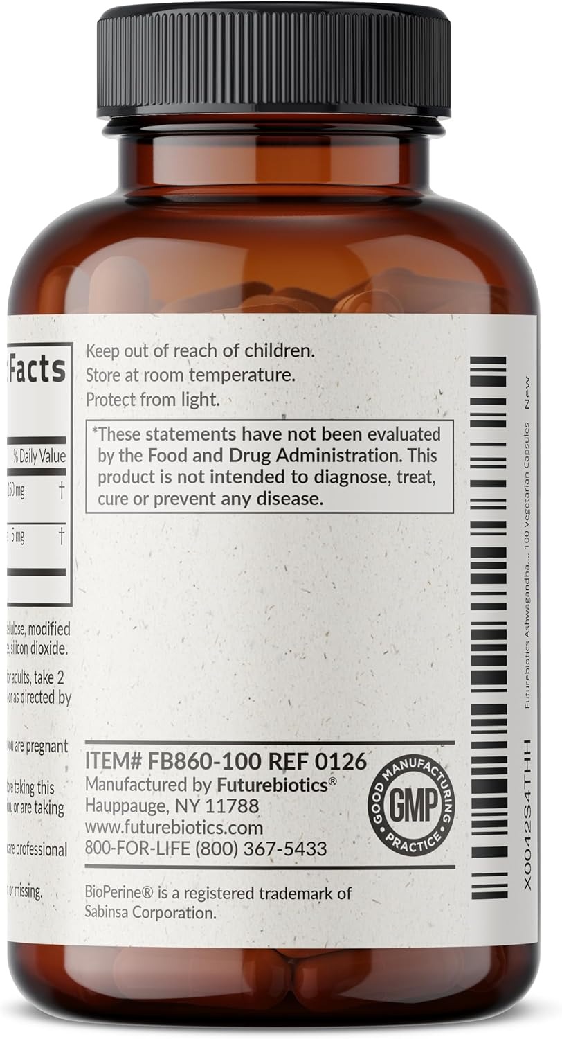 Futurebiotics Extra Strength Ashwagandha – Stress & Mood Support thumbnail 4