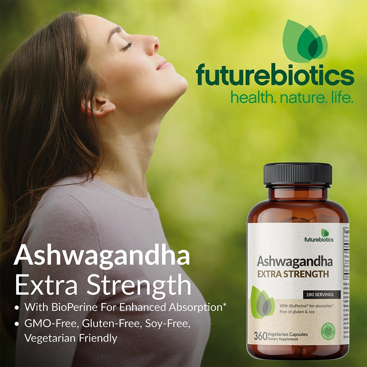 Futurebiotics Extra Strength Ashwagandha – Stress & Mood Support thumbnail 5