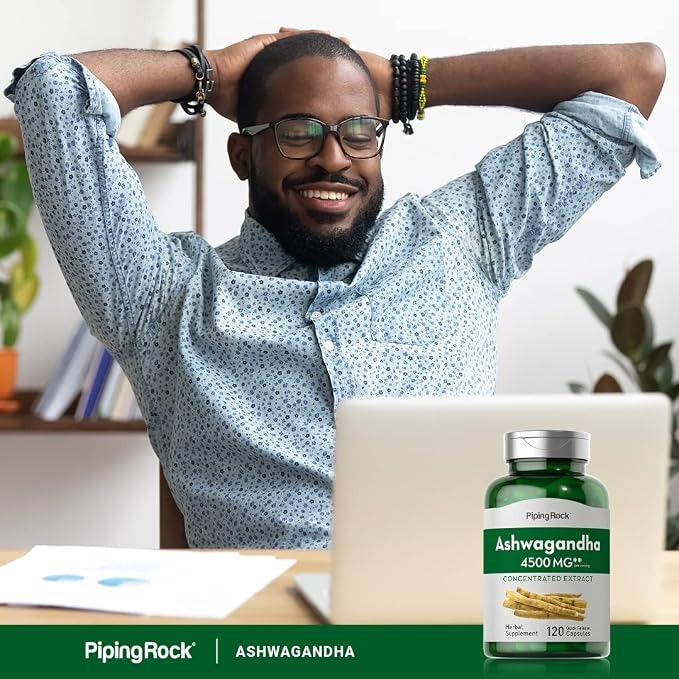 Piping Rock Ashwagandha Supplement | 120 Capsules thumbnail 5