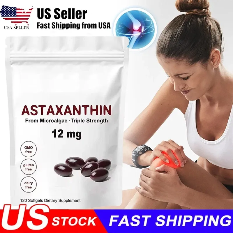 Micro Ingredients Astaxanthin 12mg 120 Softgels with MCT Oil thumbnail 3