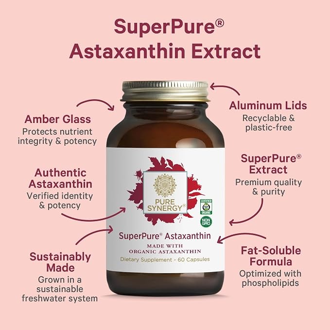 PURE SYNERGY SuperPure Astaxanthin 60 Capsule Supplement thumbnail 4