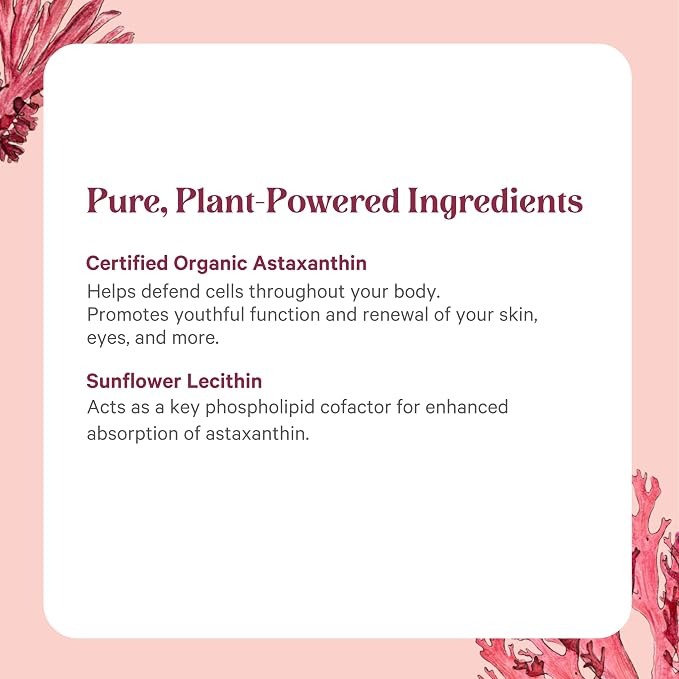 PURE SYNERGY SuperPure Astaxanthin 60 Capsule Supplement thumbnail 2