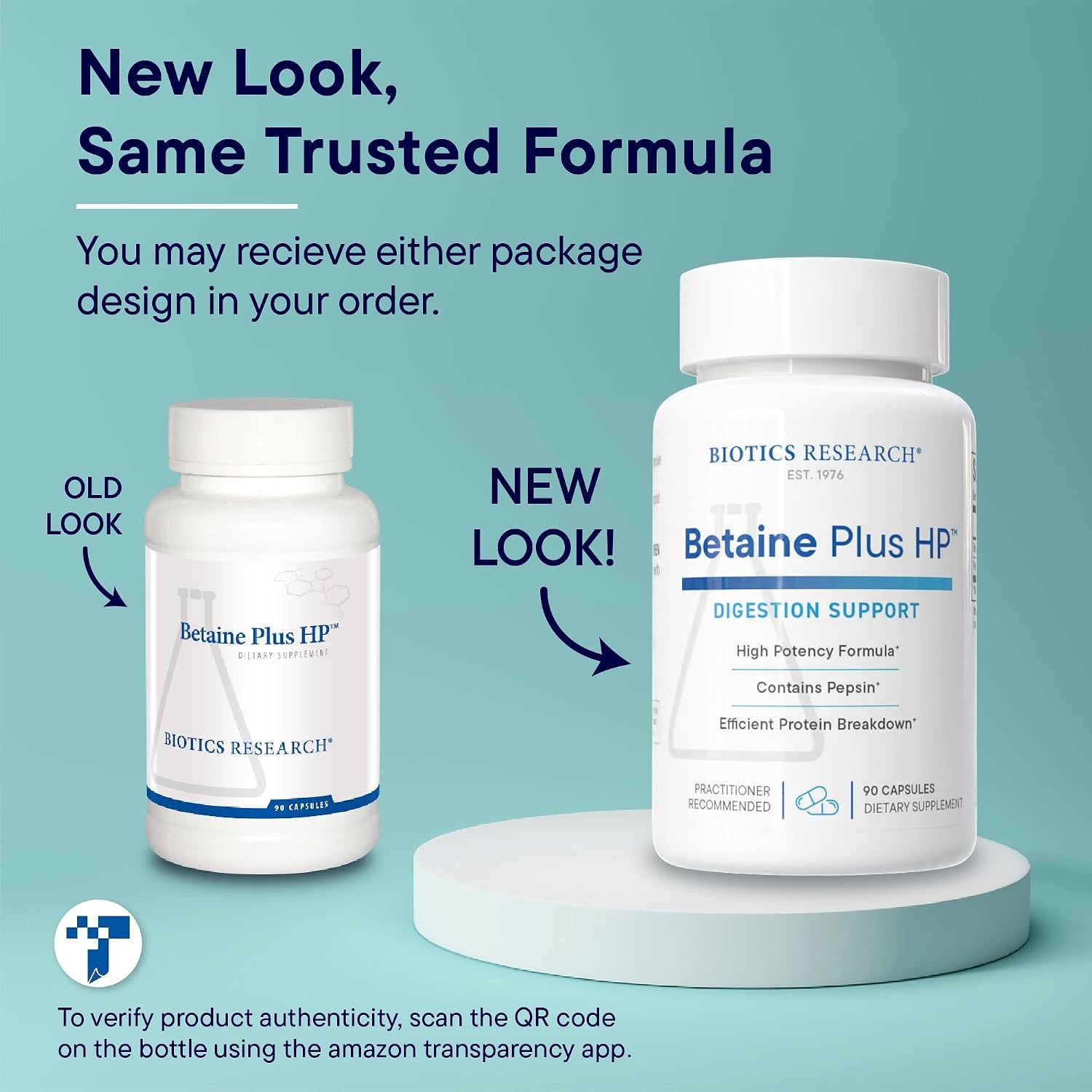 BIOTICS RESEARCH Betaine Plus HP HCL 700mg with Pepsin thumbnail 5