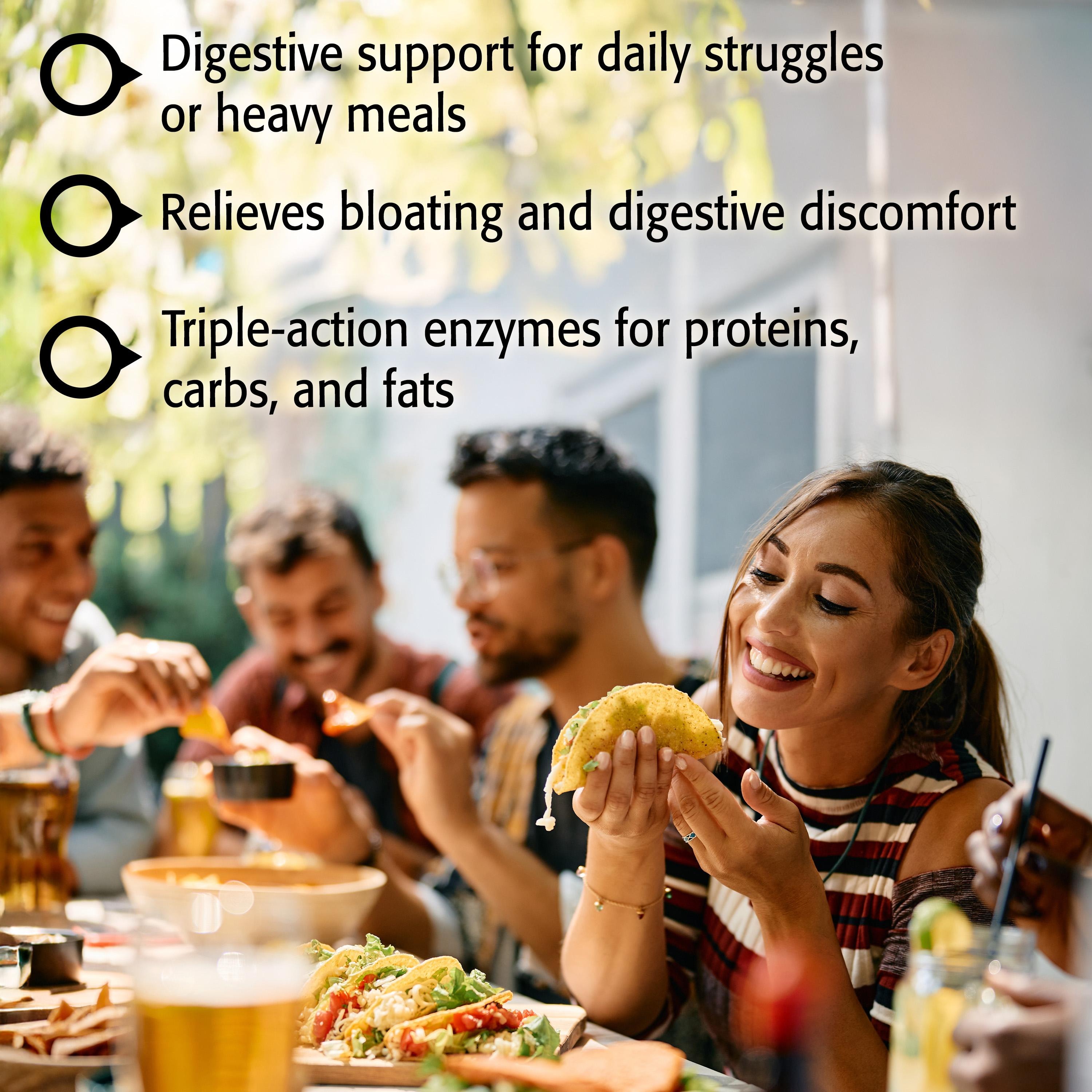 Digestive Enzymes with Ox Bile & Betaine HCl | Papain & Pepsin | 100 Capsules thumbnail 2