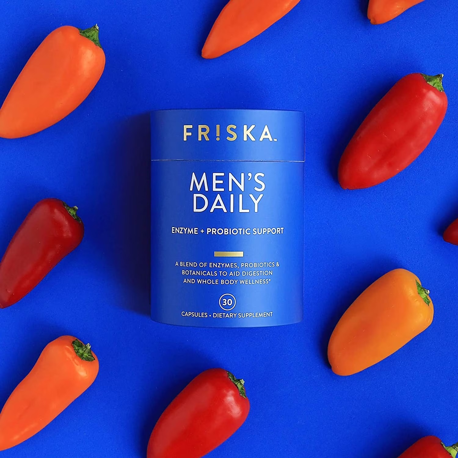 Friska Men’s Digestive Enzymes with Probiotics | Gut Health & Digestive Support | 30 Capsules thumbnail 4