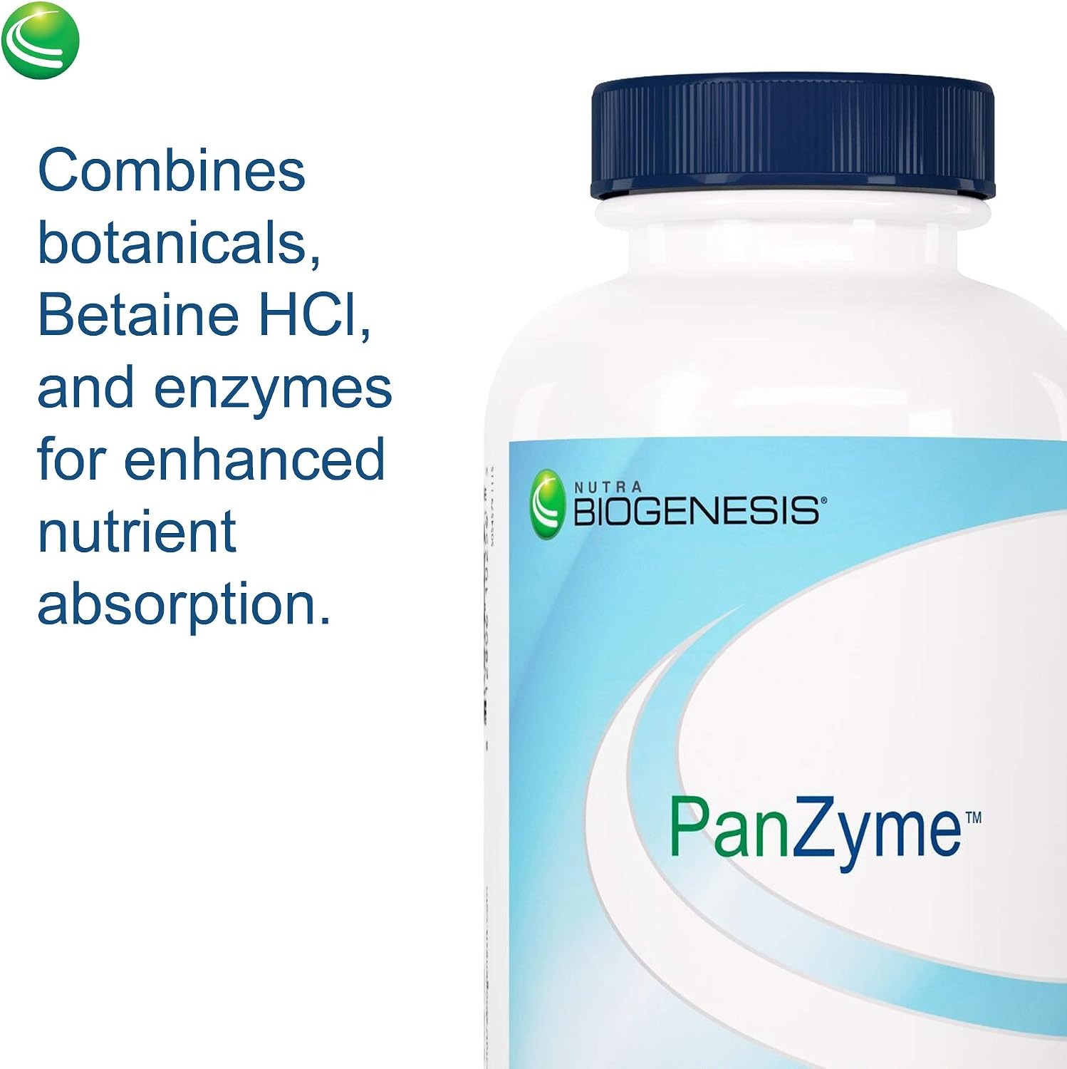 Nutra Biogenesis PanZyme Betaine HCL with Pepsin | Digestive Support | 180 Capsules thumbnail 6