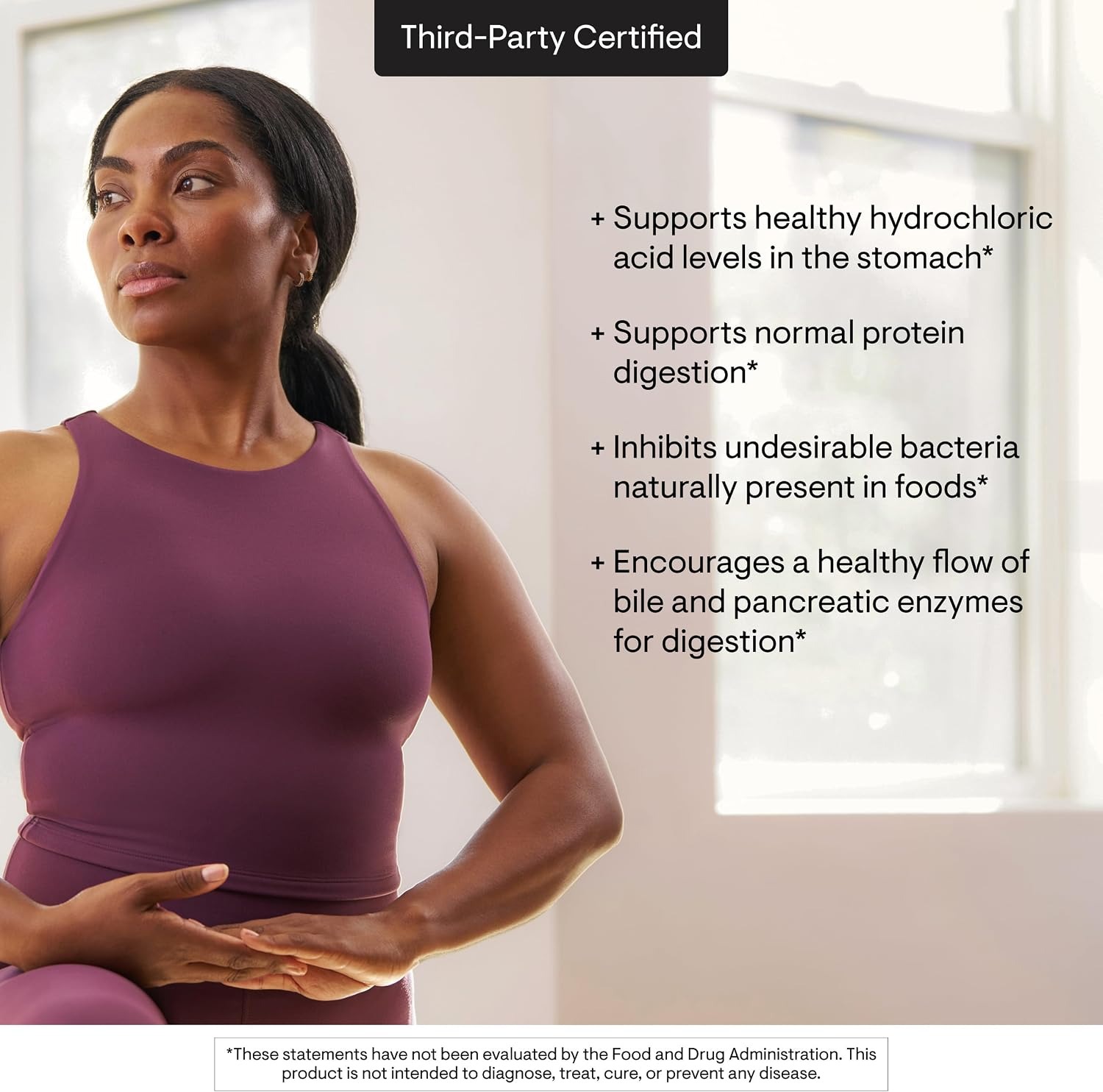 Thorne Betaine HCL & Pepsin | Digestive Enzyme Support | 225 Capsules thumbnail 4