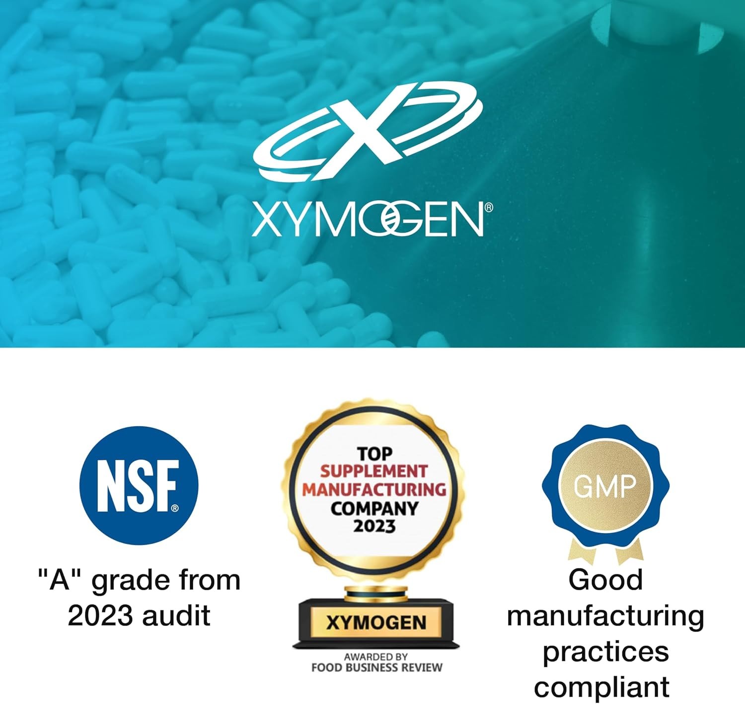 XYMOGEN GastrAcid | Digestive Support Supplement | 90 Capsules thumbnail 4
