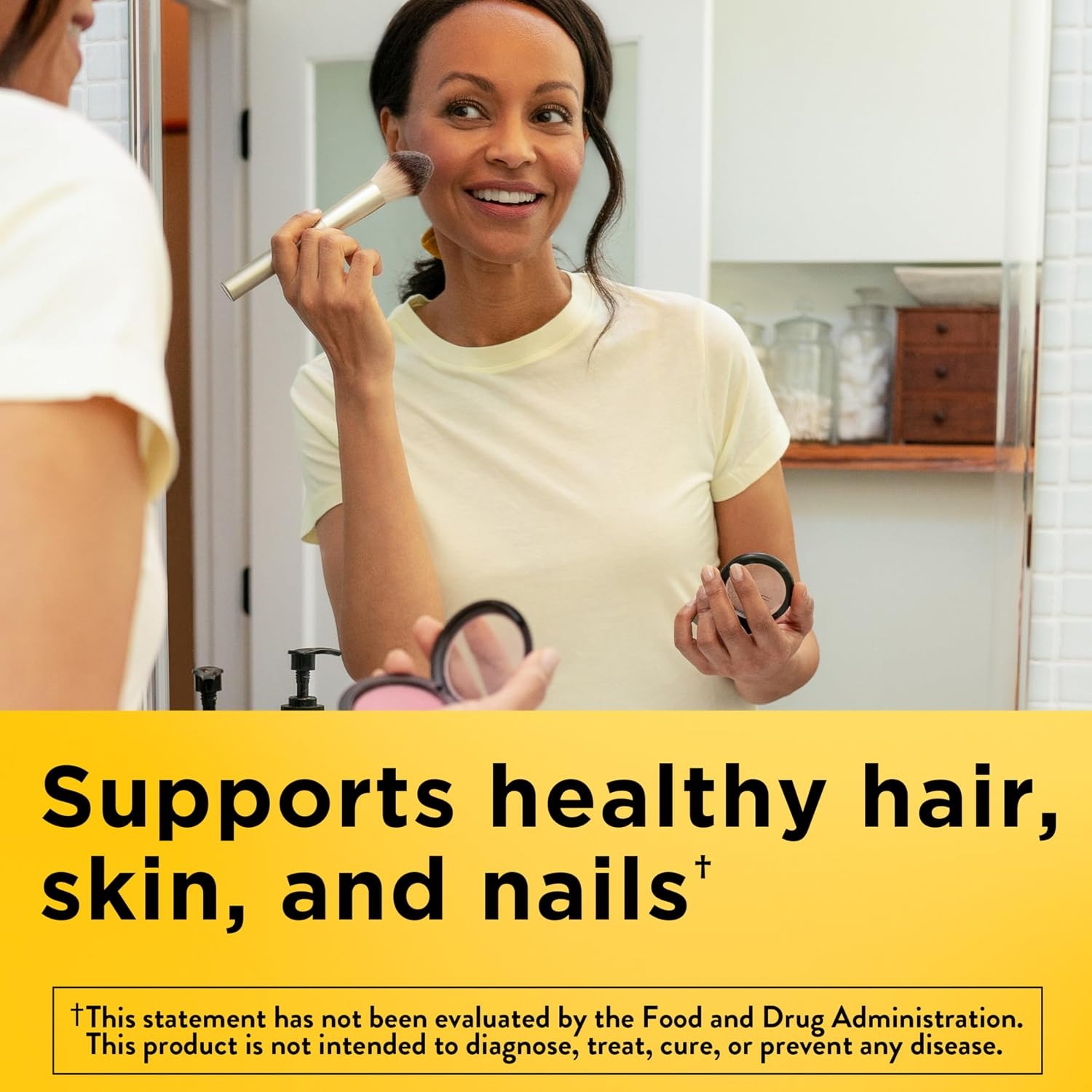 Nature Made Hair Skin & Nails with Biotin 2500mcg | 120 Softgels thumbnail 3