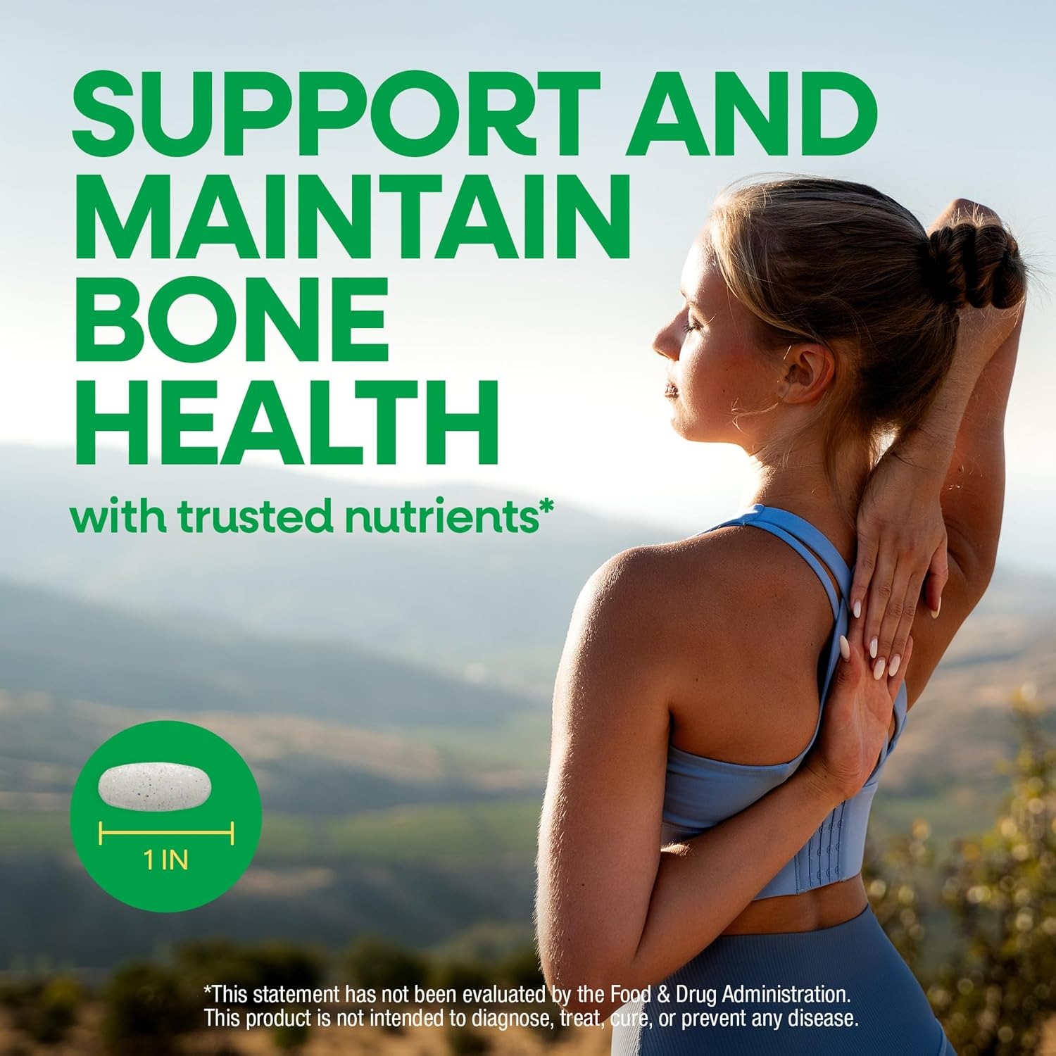Nature’s Way Alive! Calcium 1,200mg | Bone Support Supplement | 120 Ct thumbnail 4