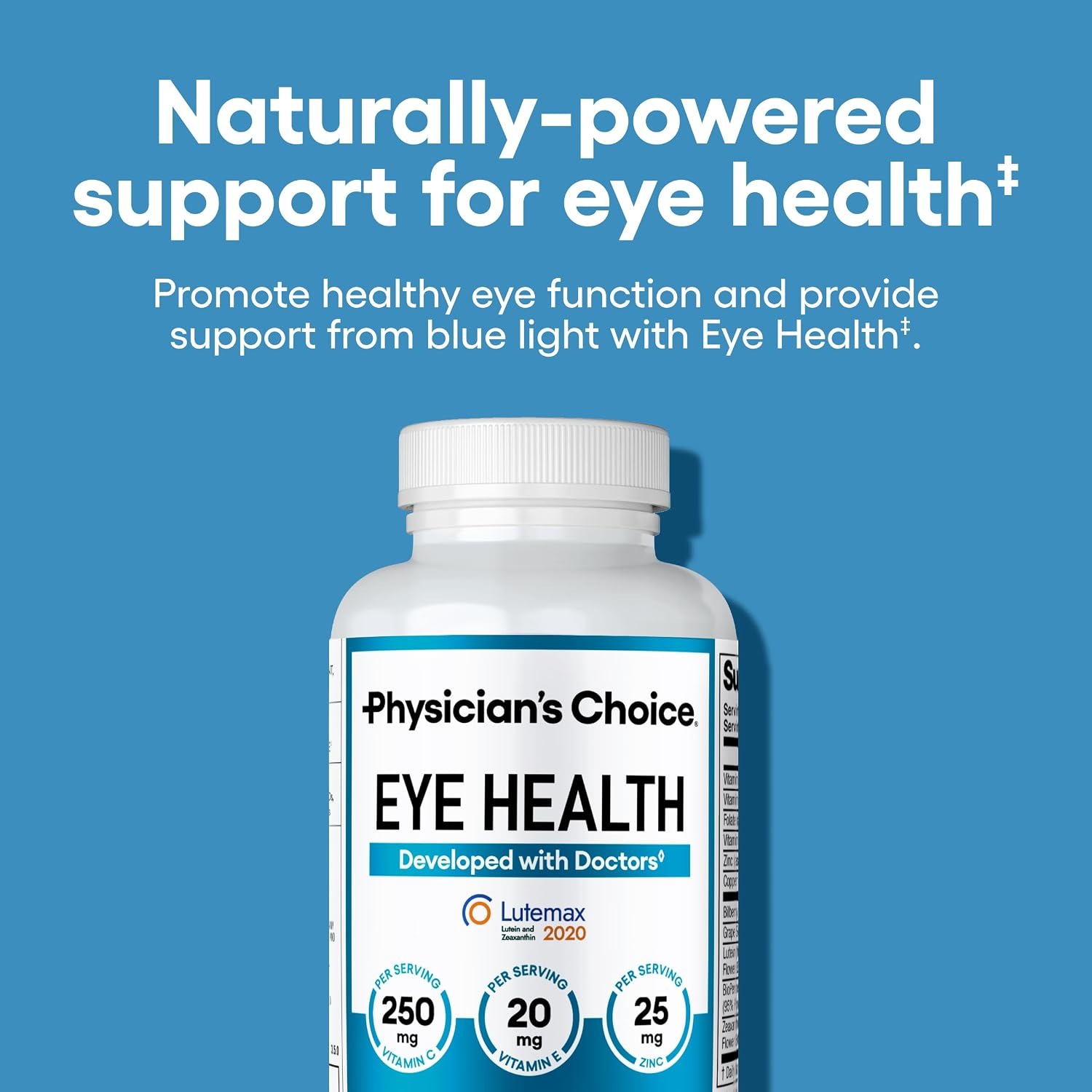 Physician's Choice Eye Health | Lutein, Zeaxanthin & Bilberry | Vision Support thumbnail 2