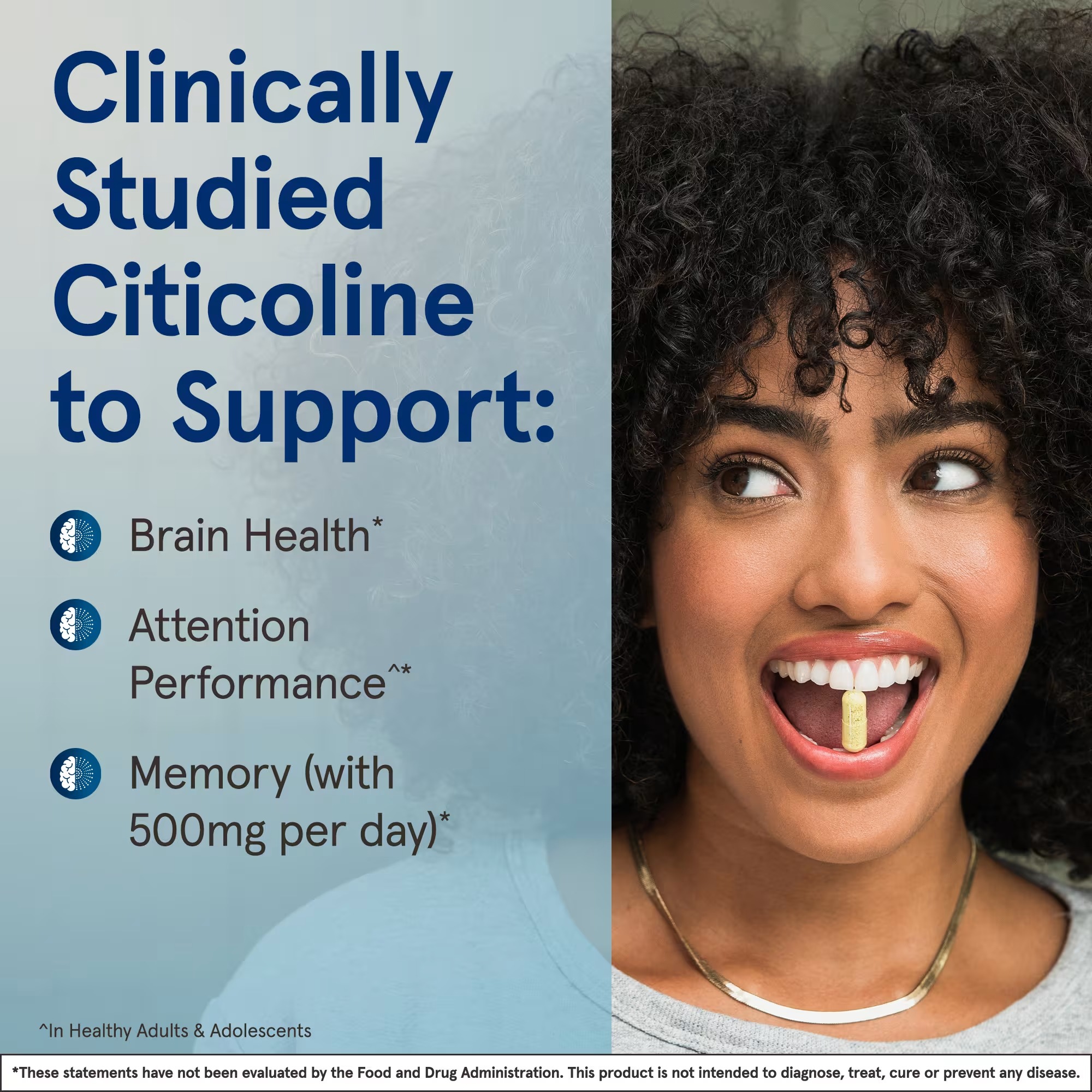 Jarrow Formulas Citicoline CDP Choline 250mg | 120 Capsules thumbnail 4