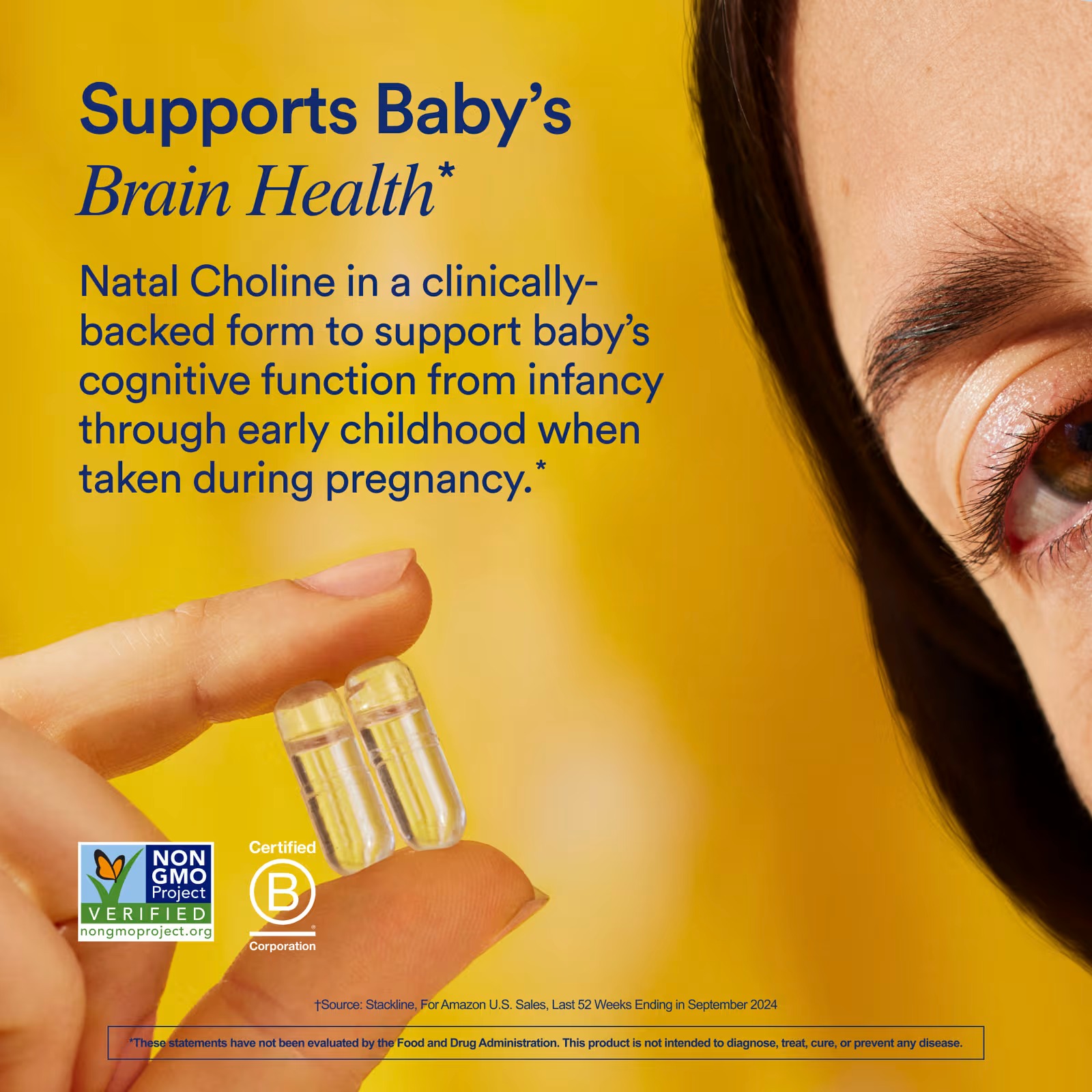 Ritual Natal Choline Supplement 550mg | Prenatal Choline | 60 Capsules thumbnail 3