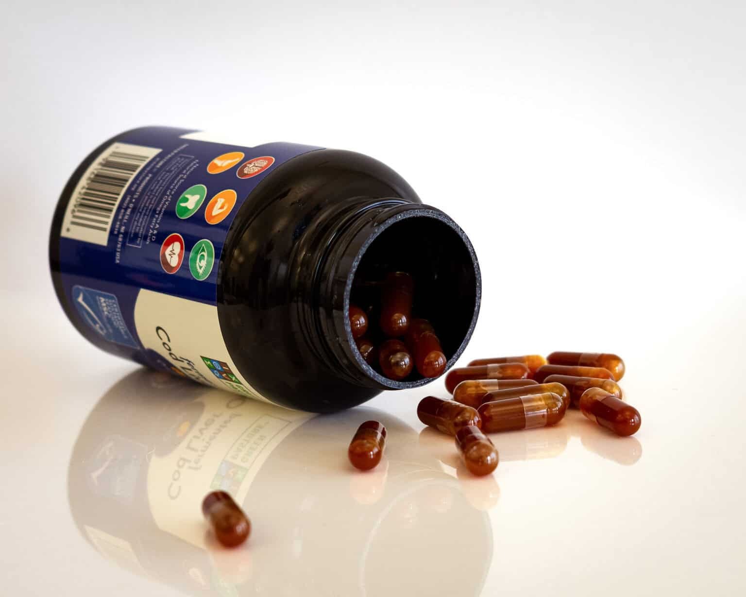 Green Pasture Fermented Cod Liver Oil Capsules | Wild Alaska Cod | 120 Count thumbnail 5