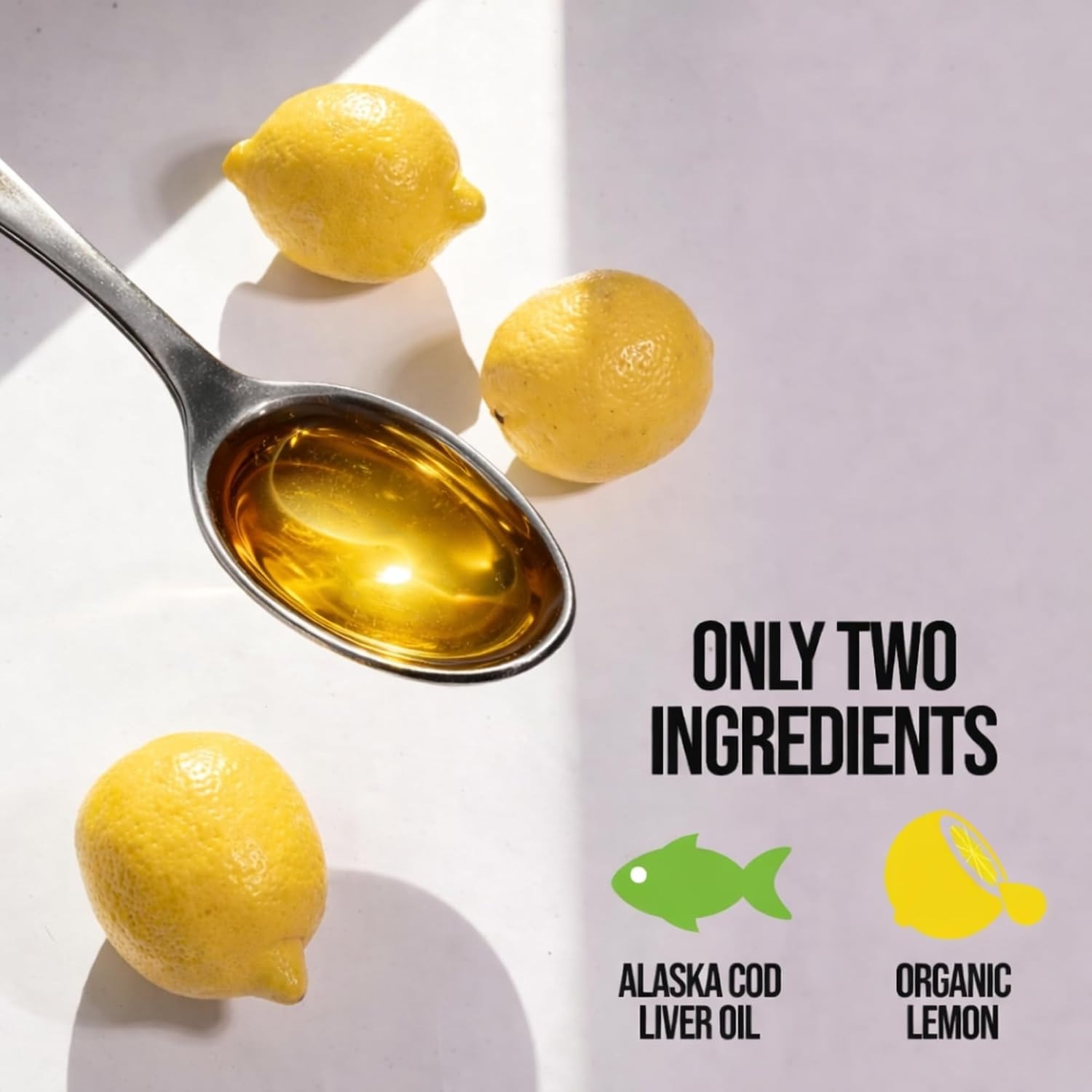 On Target Living Alaskan Cod Liver Oil | Organic Lemon | 16.67 oz | 2-Pack thumbnail 4