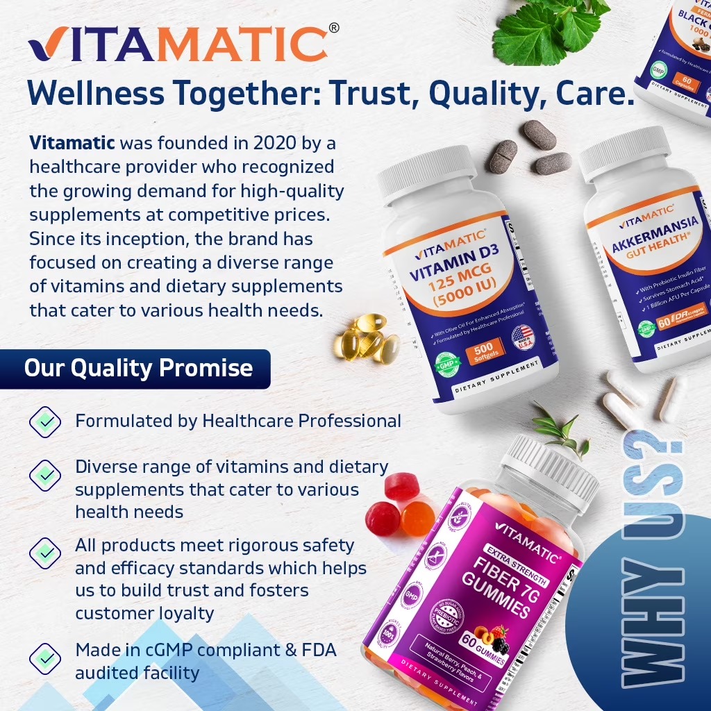 Vitamatic Cod Liver Oil 1250mg | Icelandic Fish Oil | Lemon | 120 Count thumbnail 5
