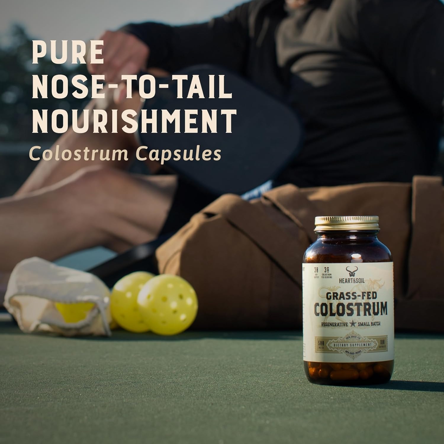 Heart & Soil Colostrum Supplement | 180 Capsules thumbnail 6