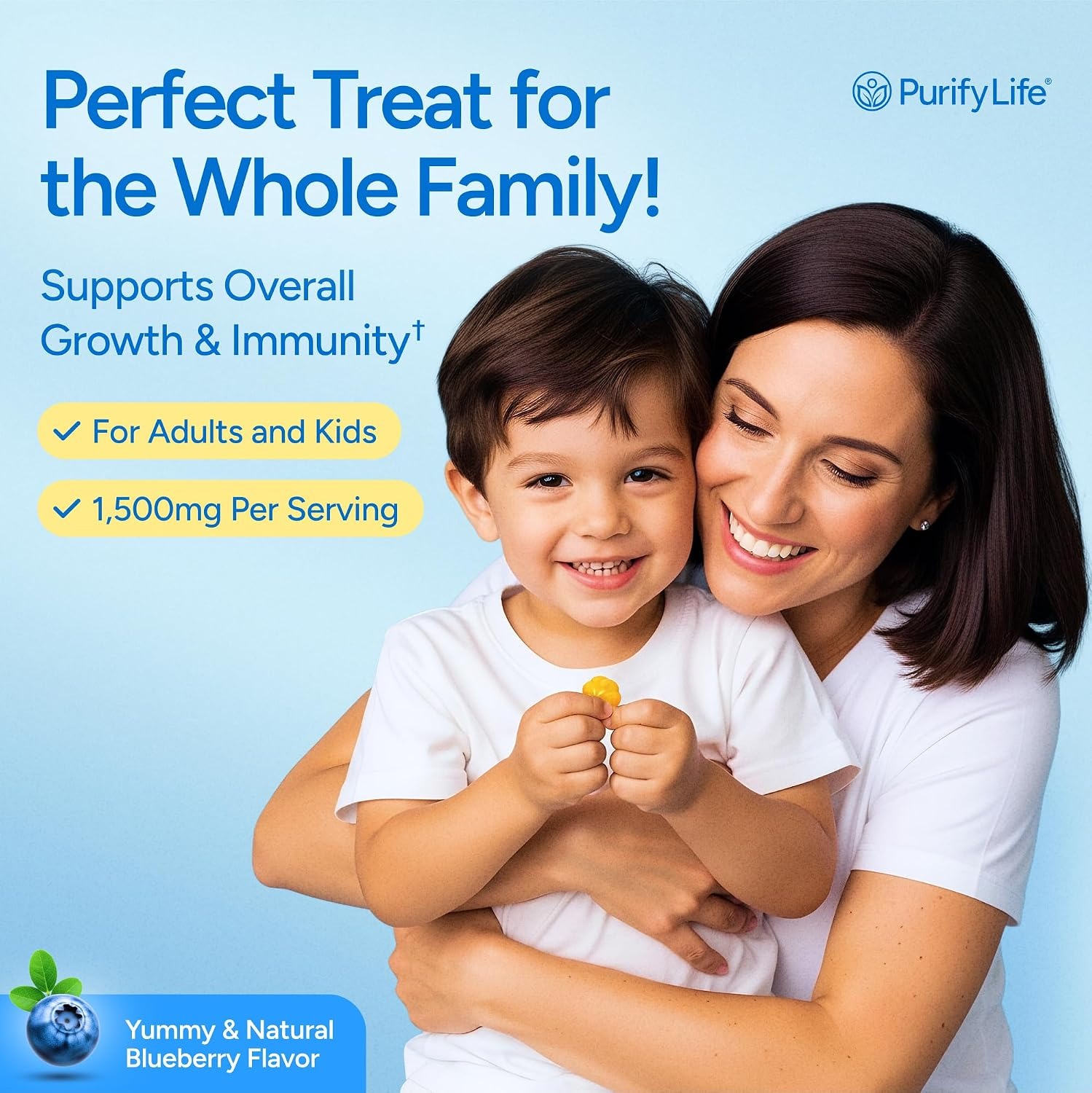 Purify Life Bovine Colostrum Gummies 1500mg – Gut Health Support thumbnail 3