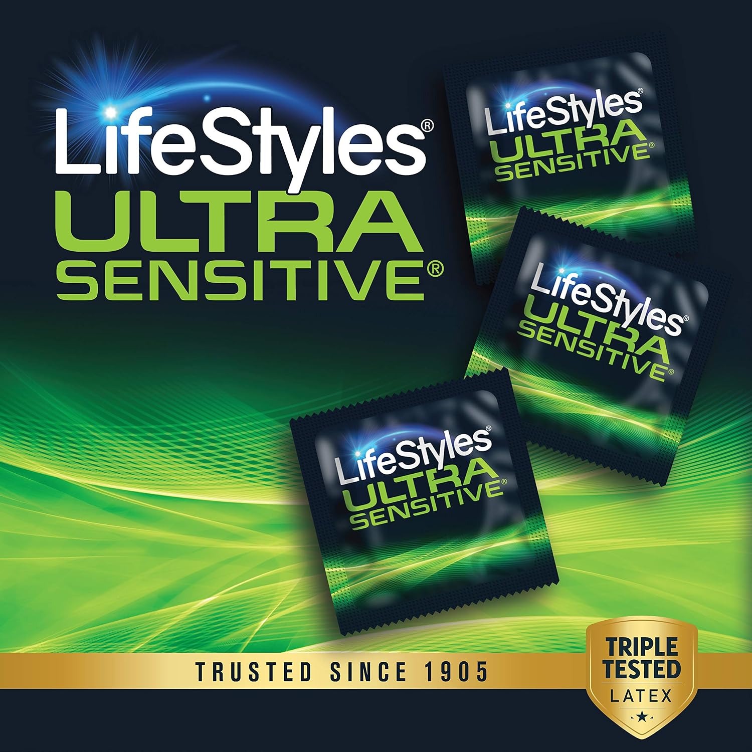 LifeStyles Ultra Sensitive Condoms – Lubricated Latex 40 Ct thumbnail 3